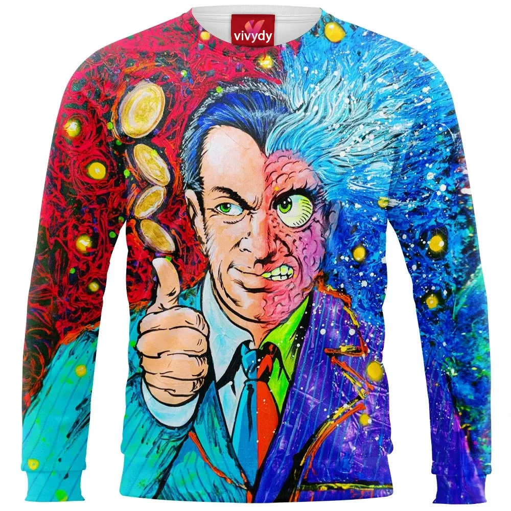 Two Face Comic Sweatshirt