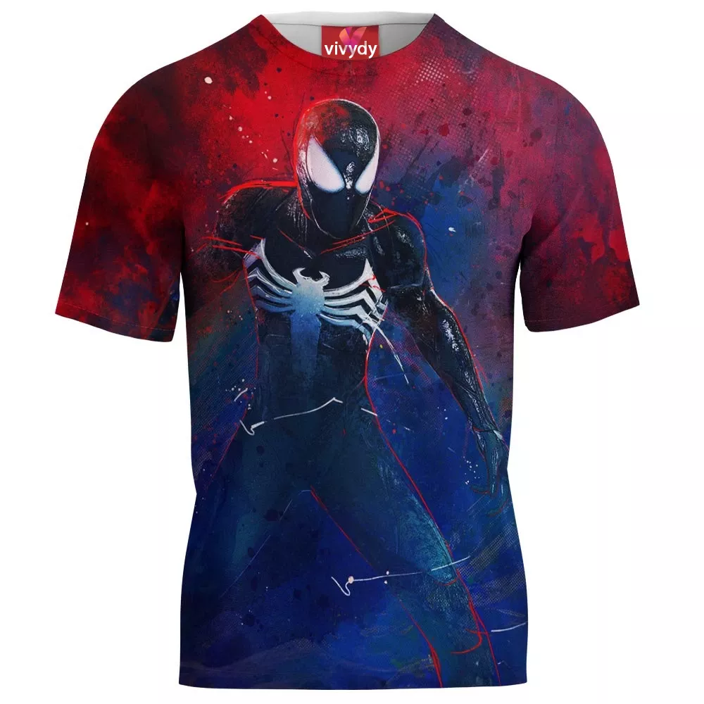 Black Spider-man T-Shirt