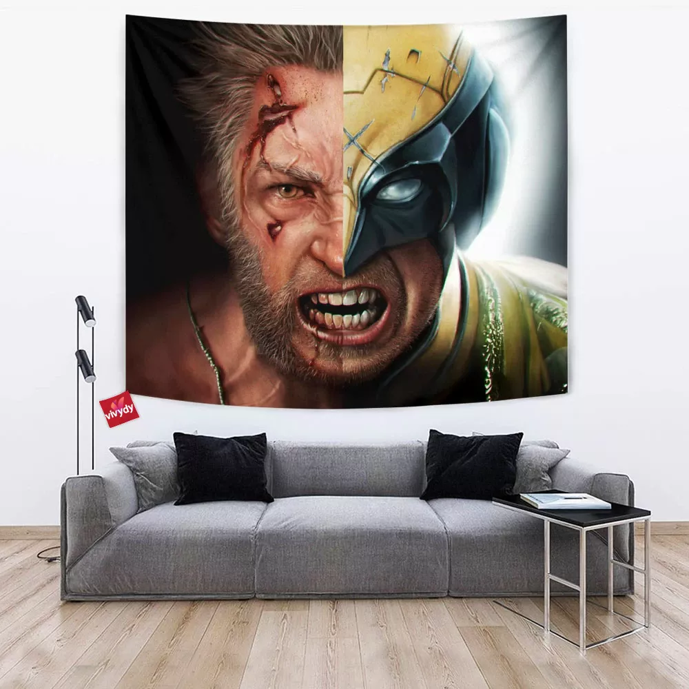 Logan Wolverine Tapestry