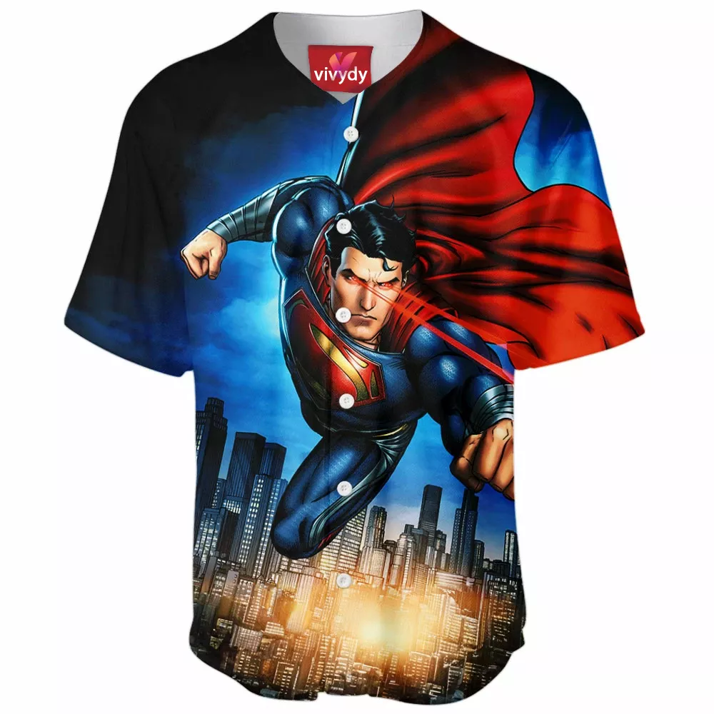 Man Of Steel Baseball Jersey