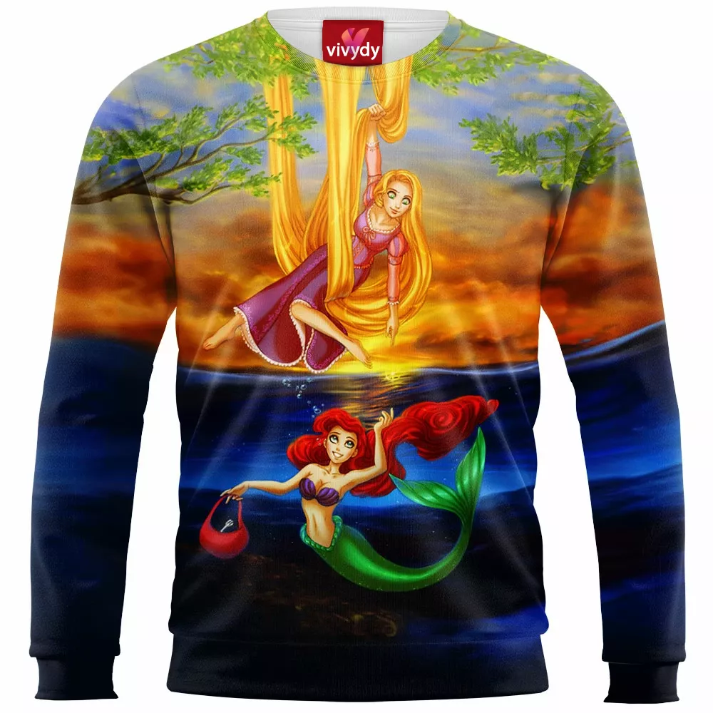 Rapunzel Ariel Sweatshirt