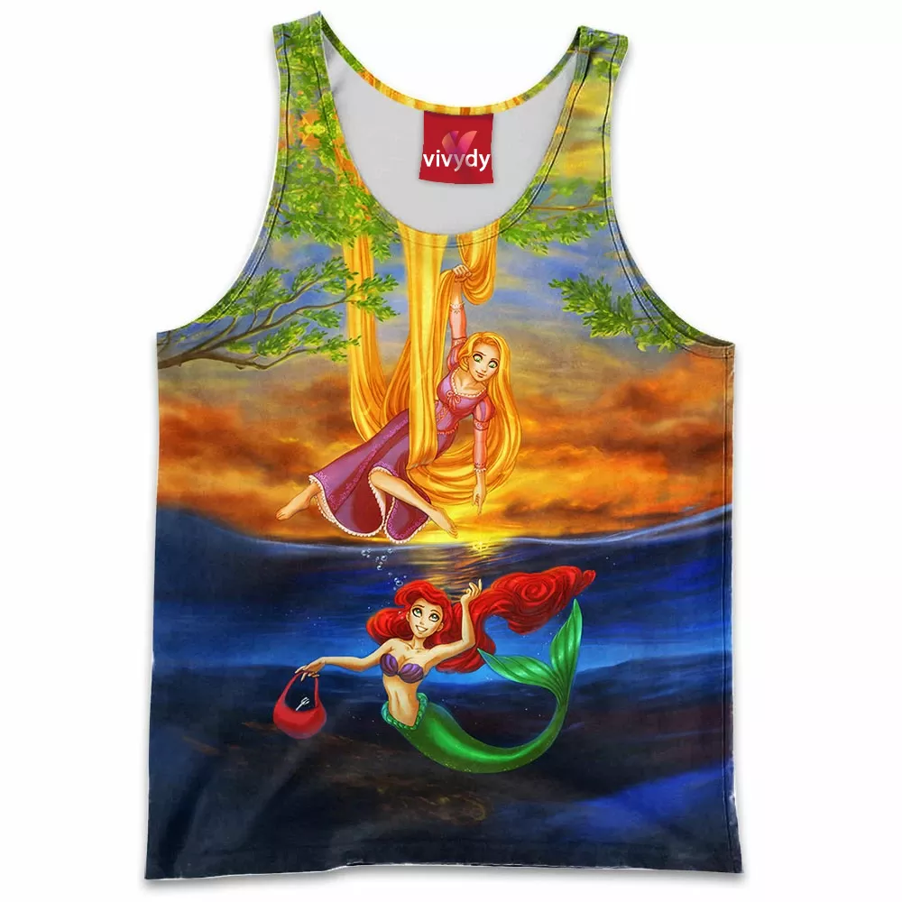 Rapunzel Ariel Tank Top