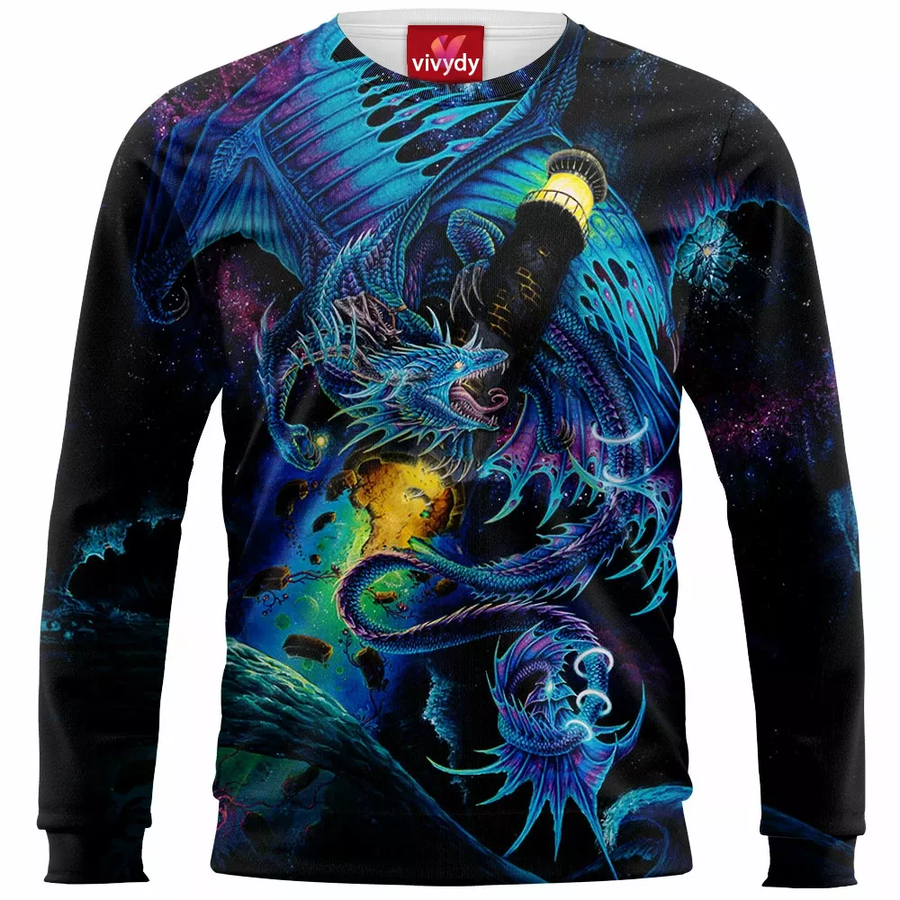 Galaxy Space Dragon Sweatshirt