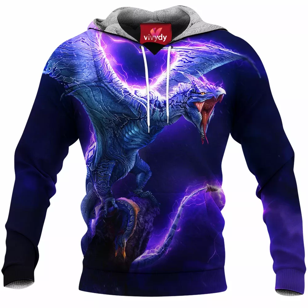 Electric Wyvern Dragon Hoodie