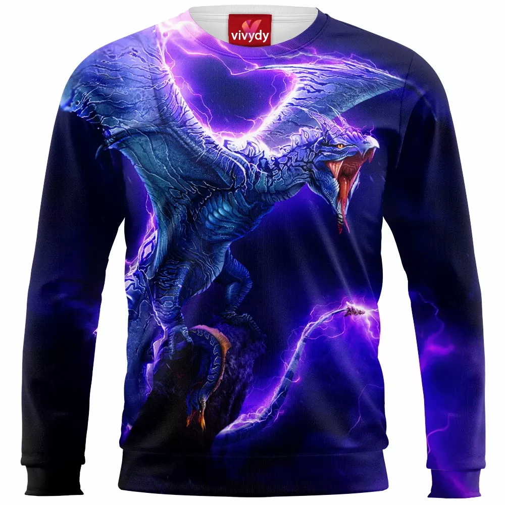 Electric Wyvern Dragon Sweatshirt