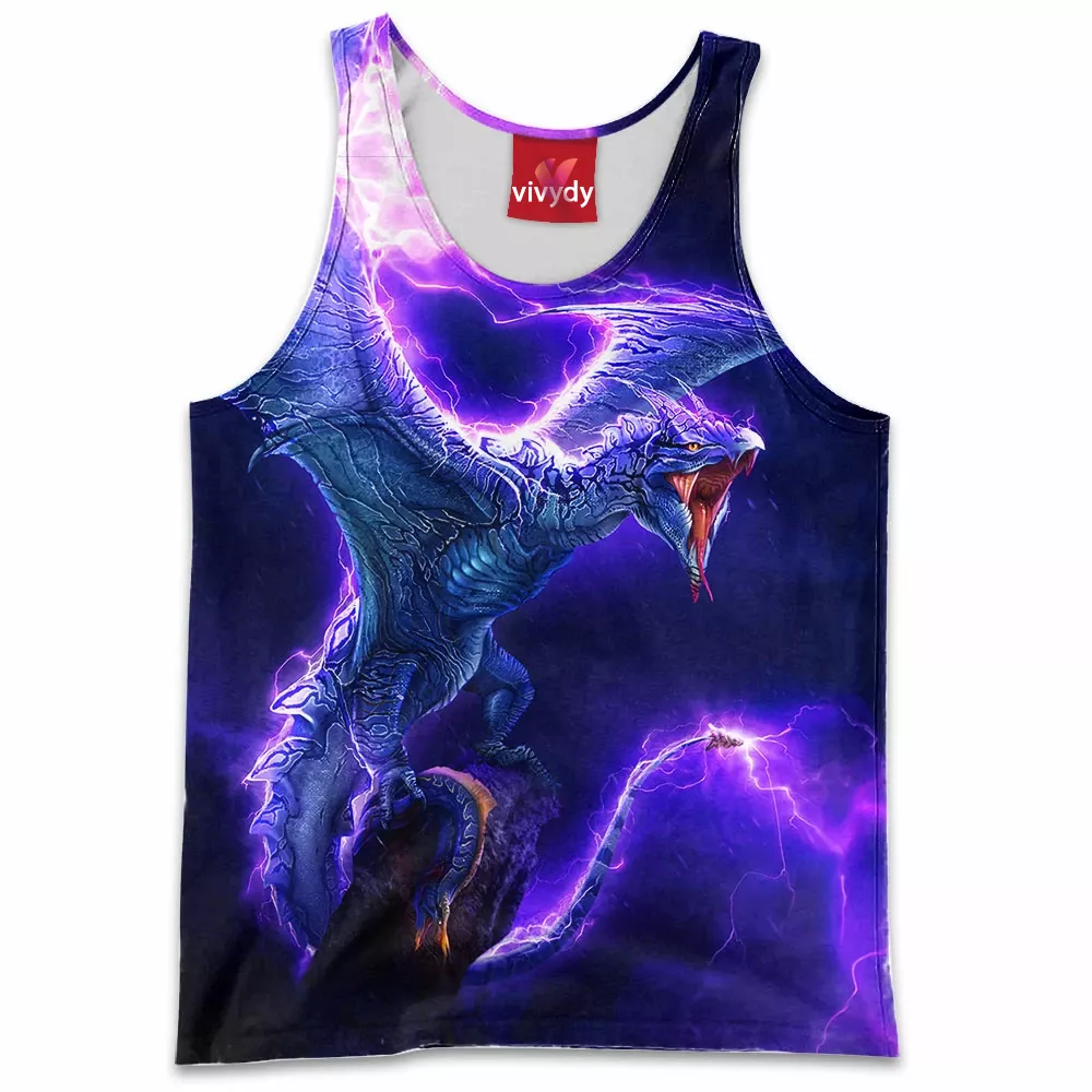 Electric Wyvern Dragon Tank Top