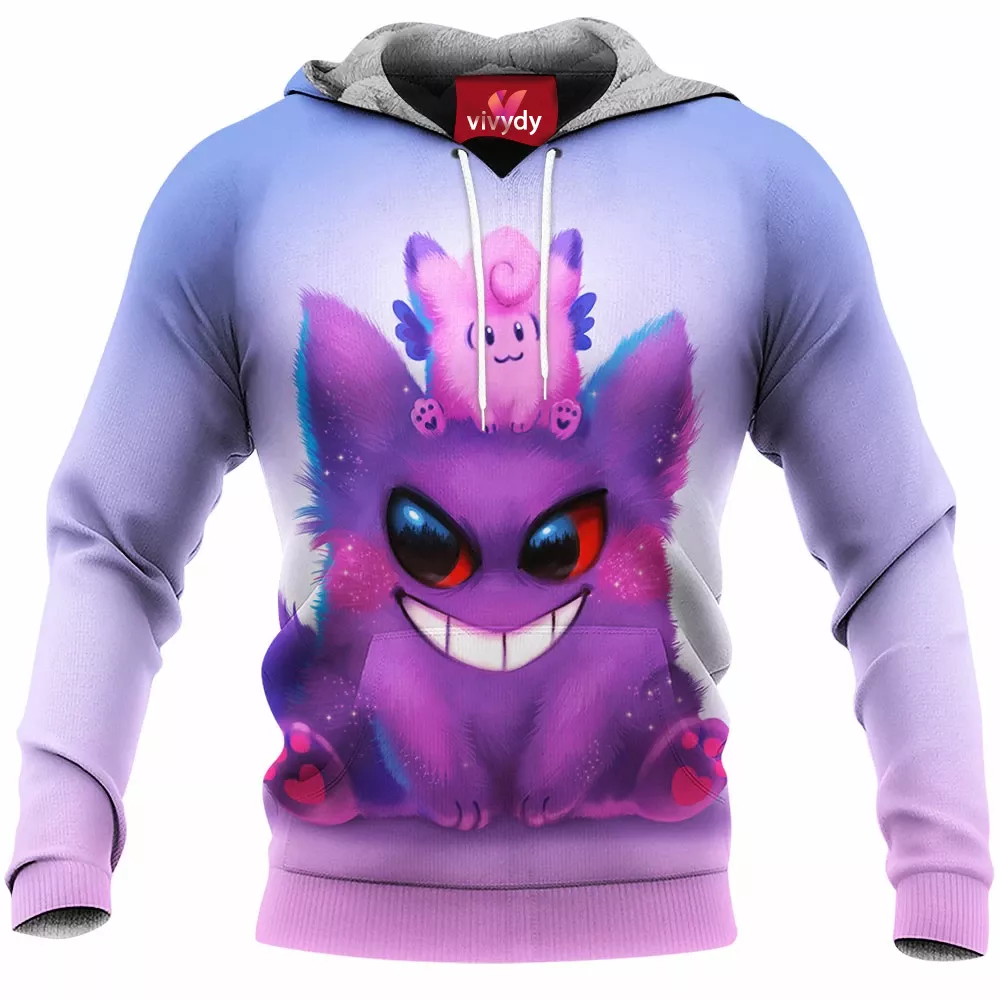 Gengar And Clefable Hoodie