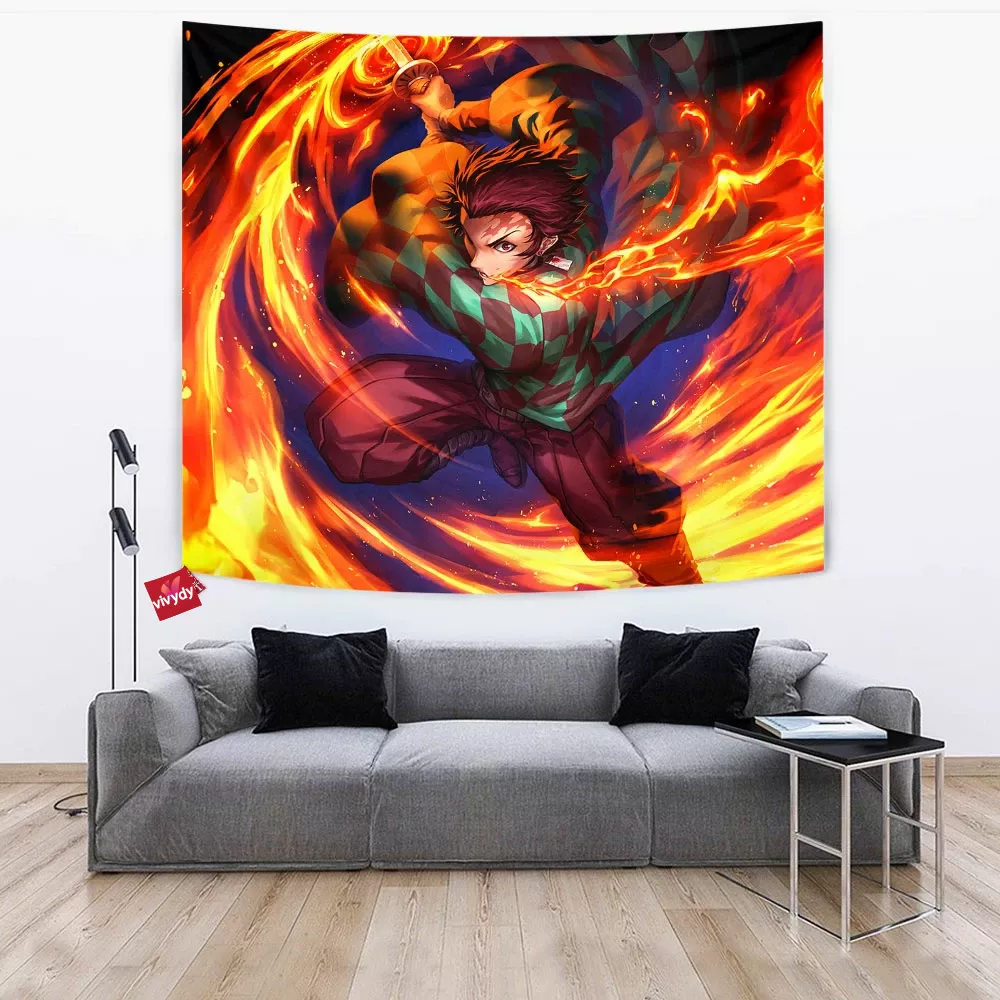 Tanjiro Tapestry