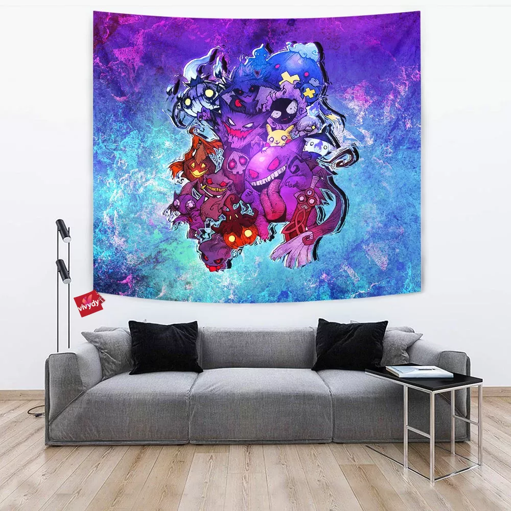 Ghost Type Tapestry