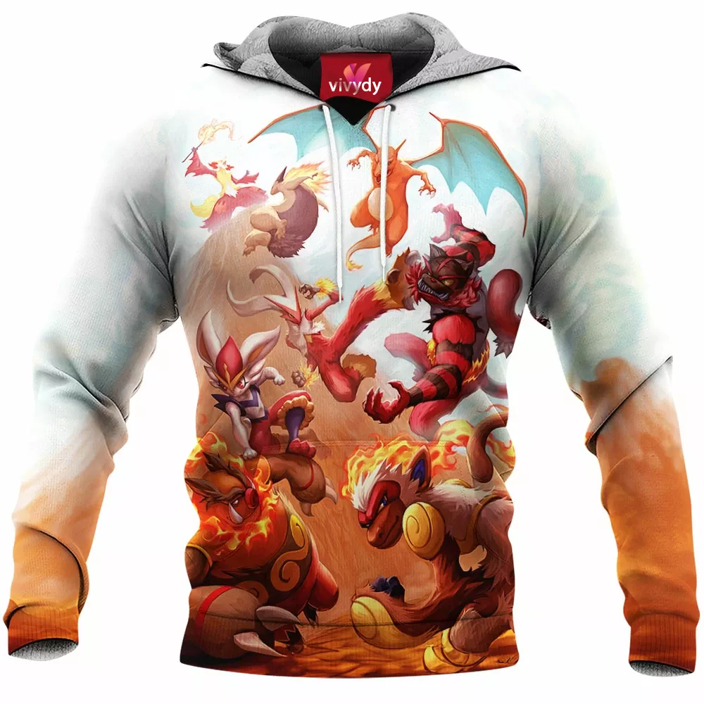 Fire Pokemon Hoodie