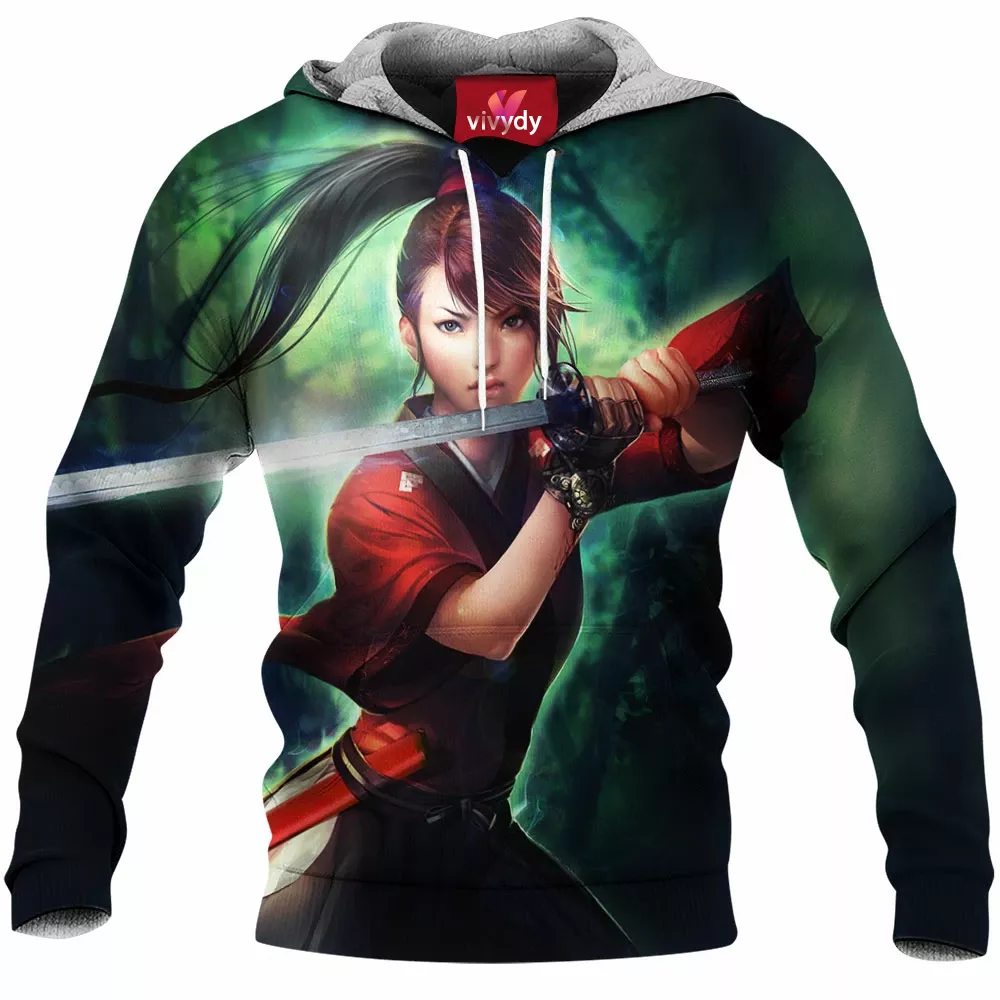 Samurai Girl Hoodie