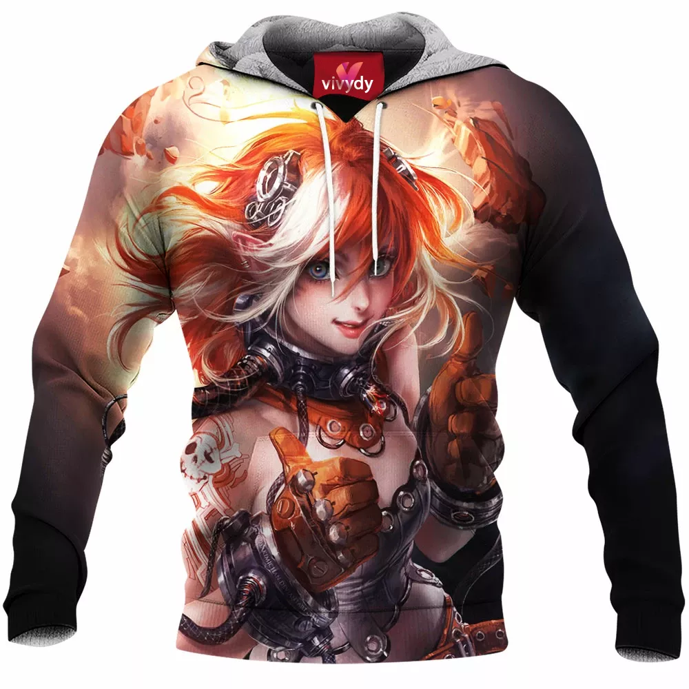 Cyberpunk Girl Hoodie