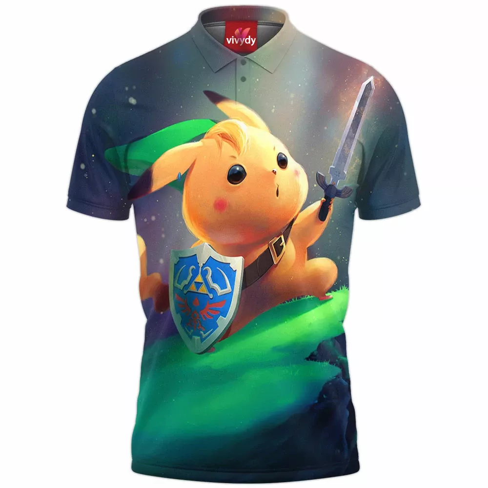 Link Pikachu Polo Shirt