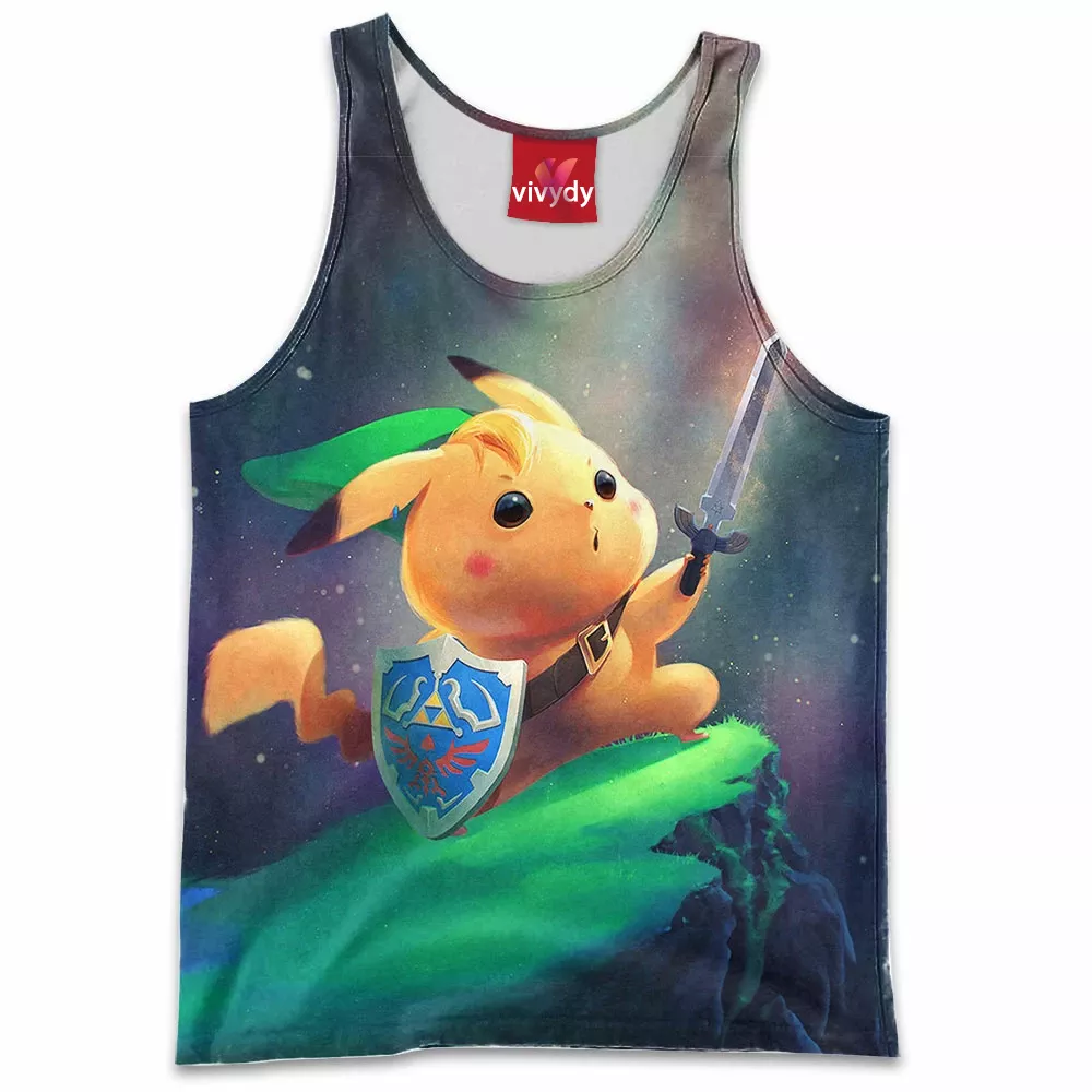 Link Pikachu Tank Top