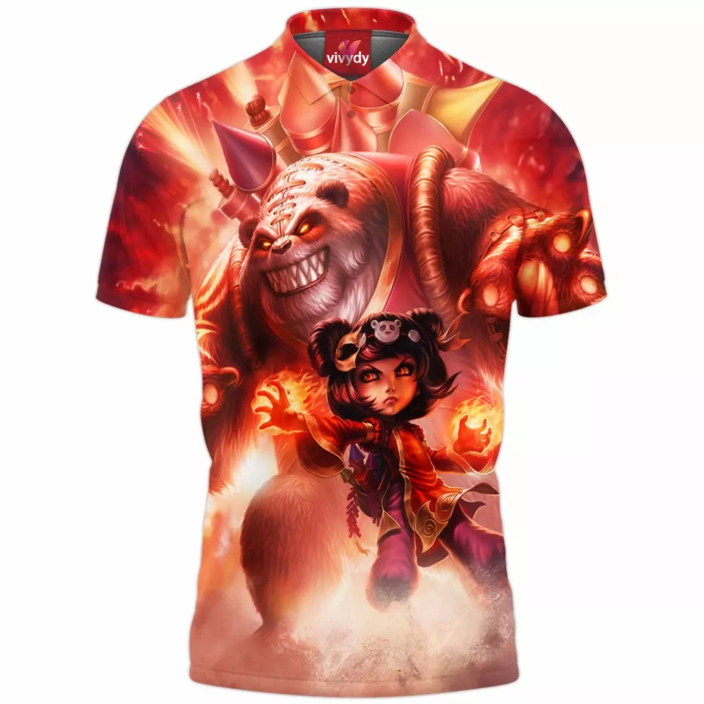 Panda Annie Polo Shirt