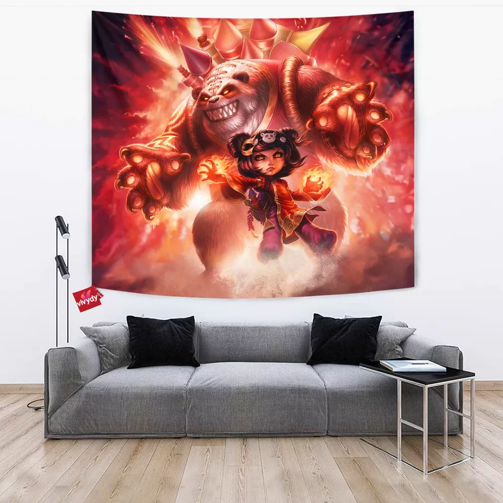 Panda Annie Tapestry