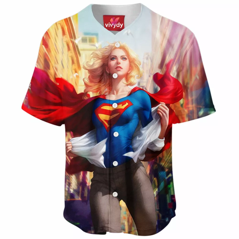 Supergirl Baseball Jersey