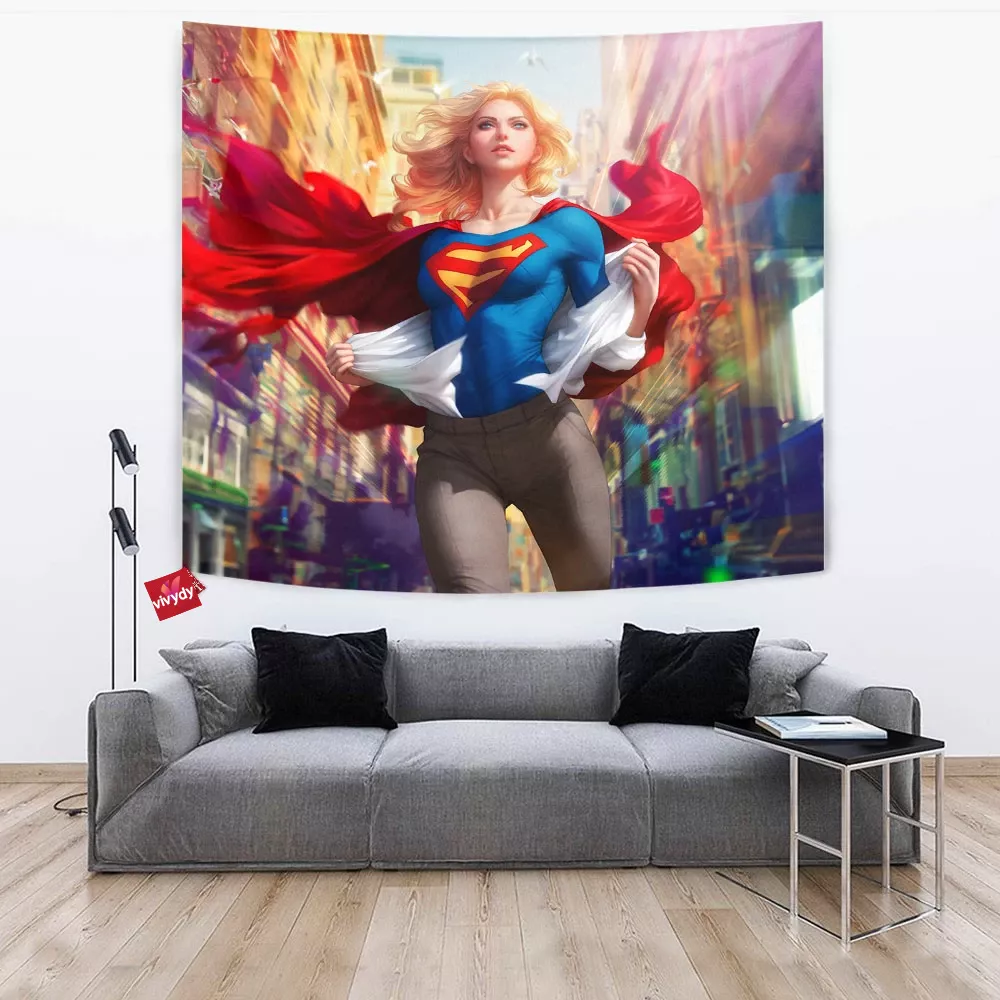 Supergirl Tapestry