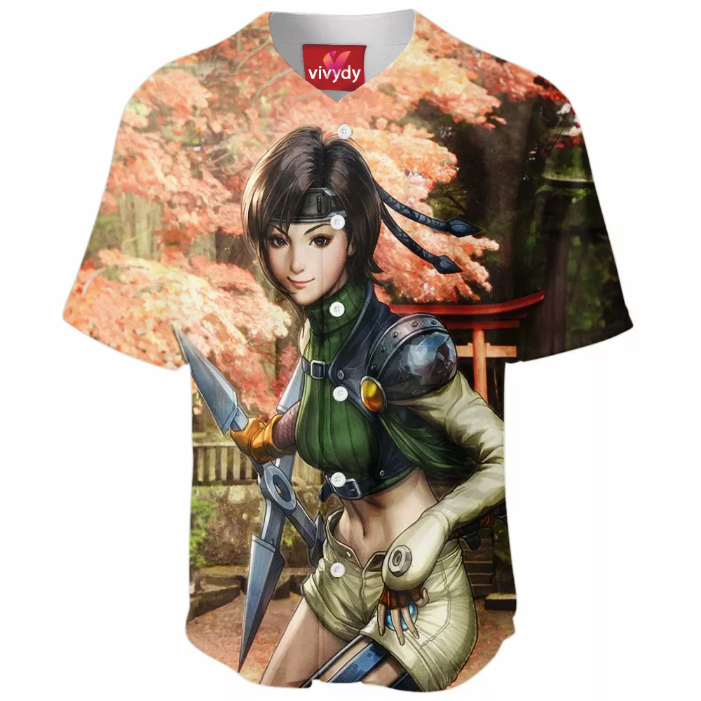 Yuffie Kisaragi Final Fantasy Baseball Jersey