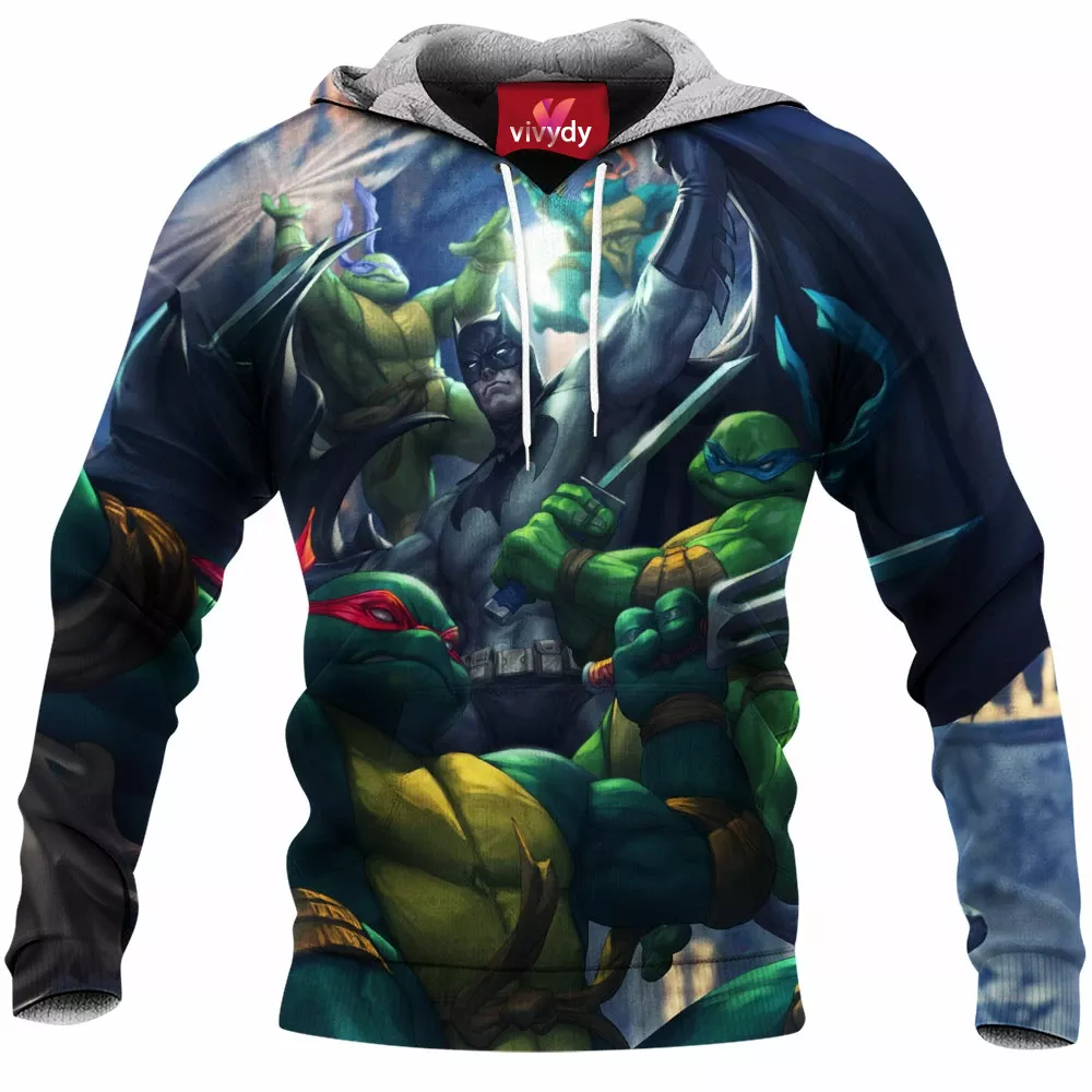 Batman And Tmnt Hoodie