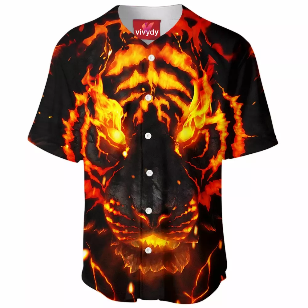 Soul Of Fire Tiger Baseball Jersey