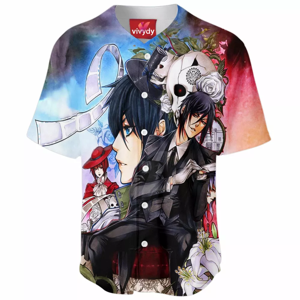 Black Butler Baseball Jersey