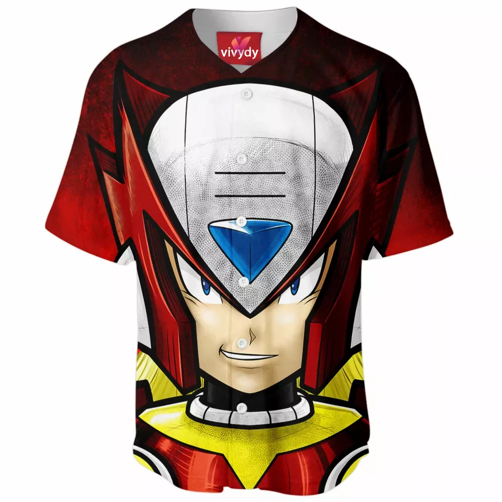 Mega Man Zero Baseball Jersey