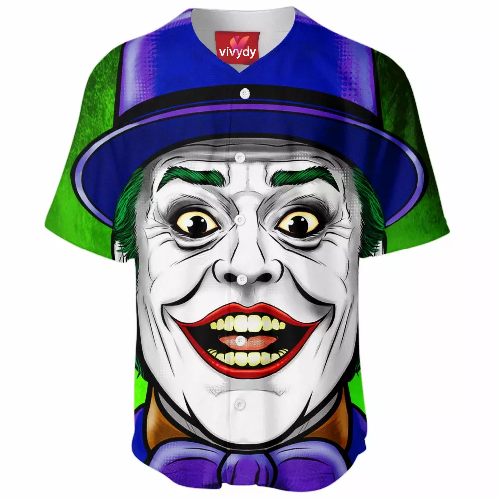 Jack Nicholson Joker Baseball Jersey