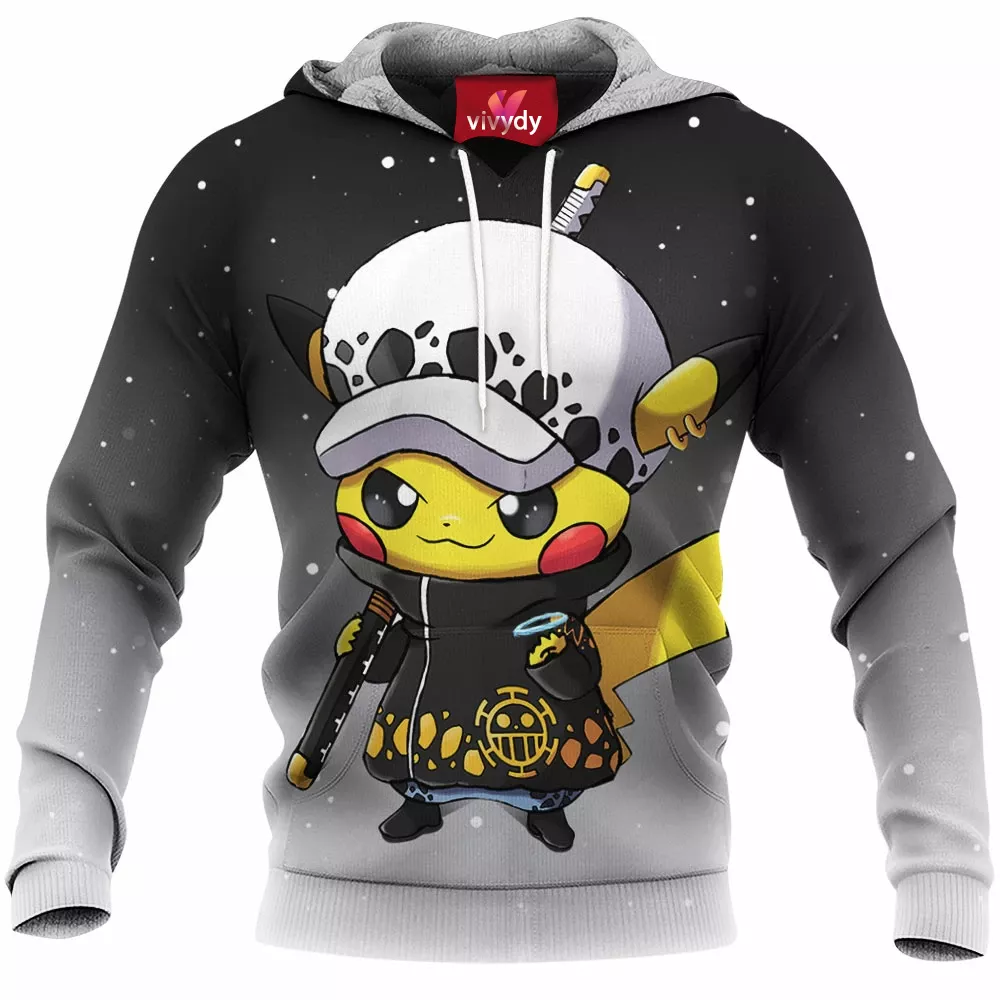 Pikachu Trafalgar D. Water Law Hoodie