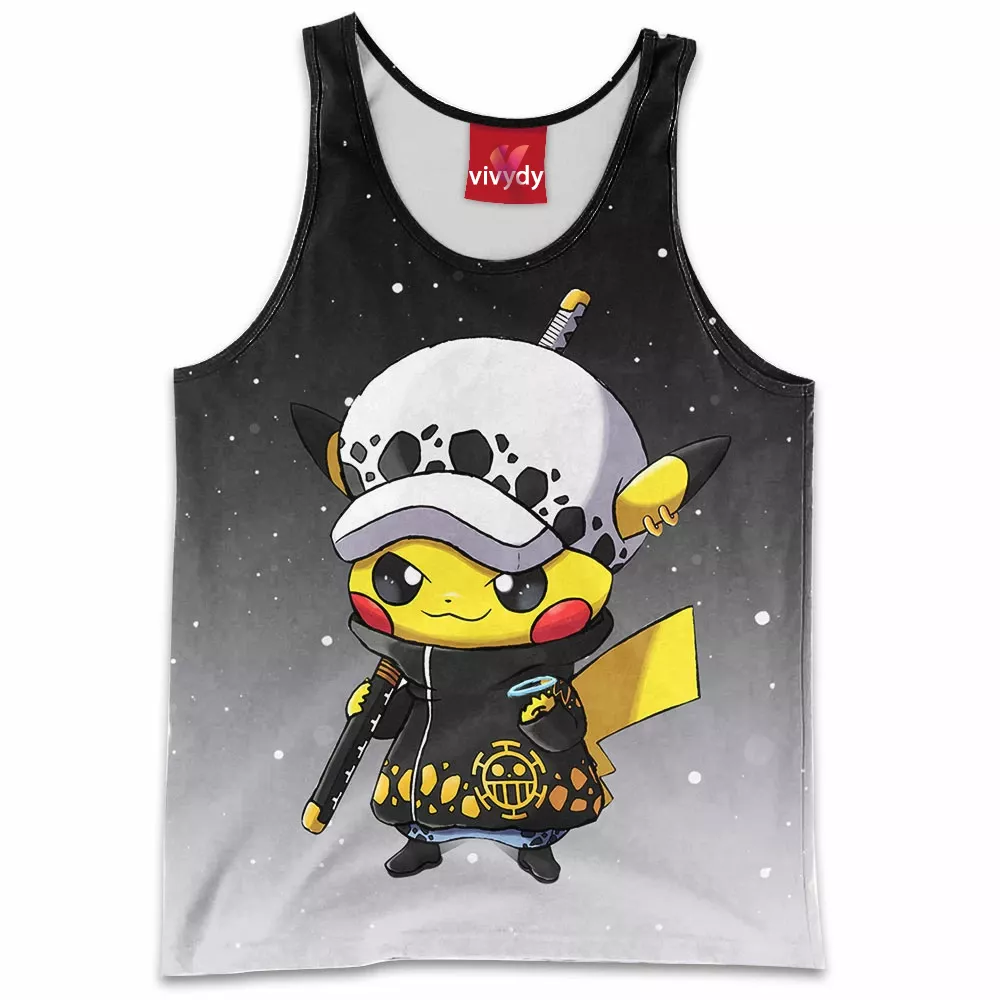 Pikachu Trafalgar D. Water Law Tank Top