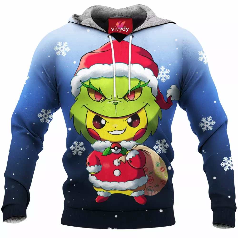 Pikachu Grinch Hoodie