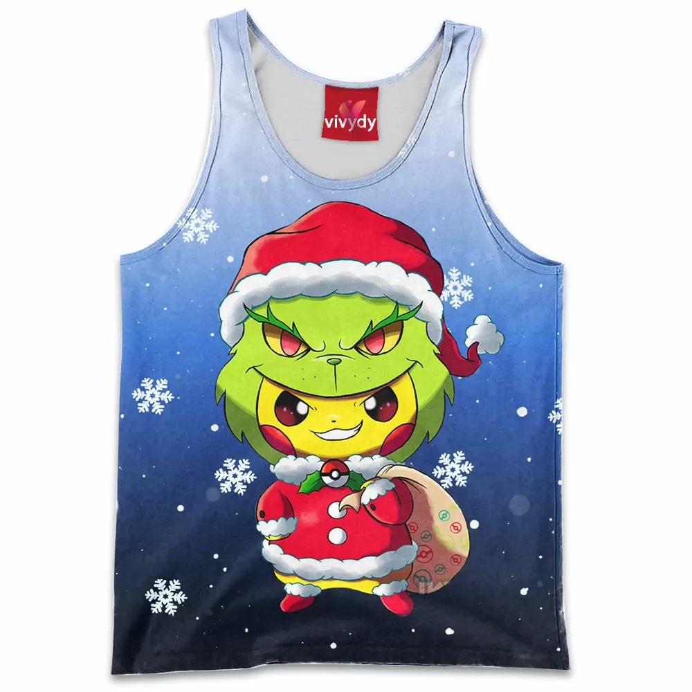 Pikachu Grinch Tank Top