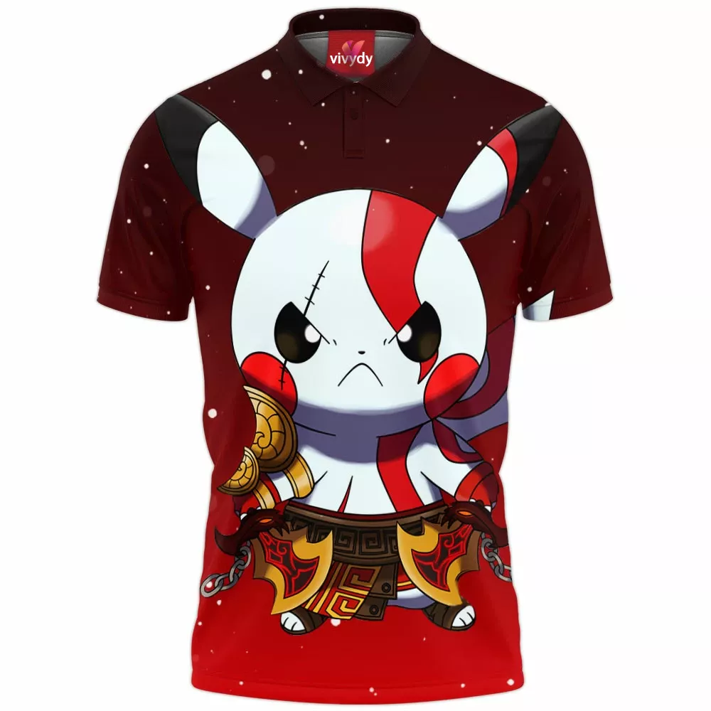 Pikachu Kratos Polo Shirt