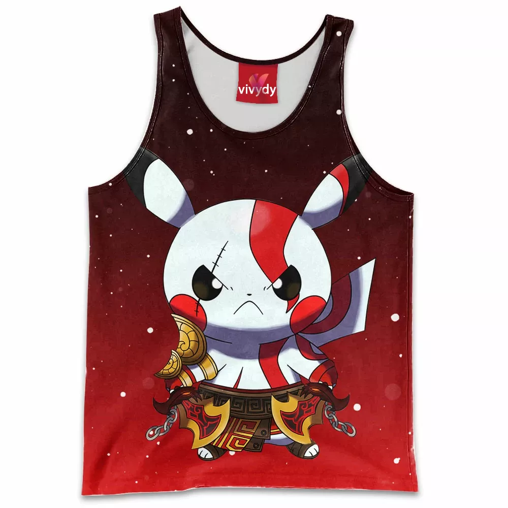 Pikachu Kratos Tank Top