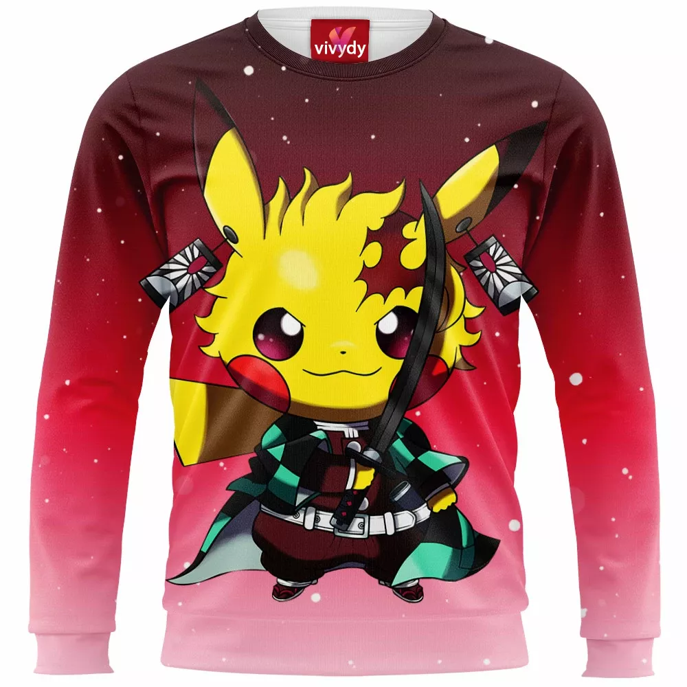 Pikachu Tanjirou Sweatshirt