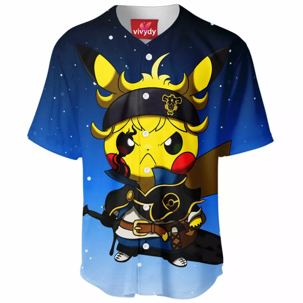 Pikachu Asta Baseball Jersey