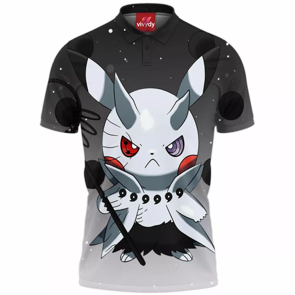 Pikachu Obito Polo Shirt