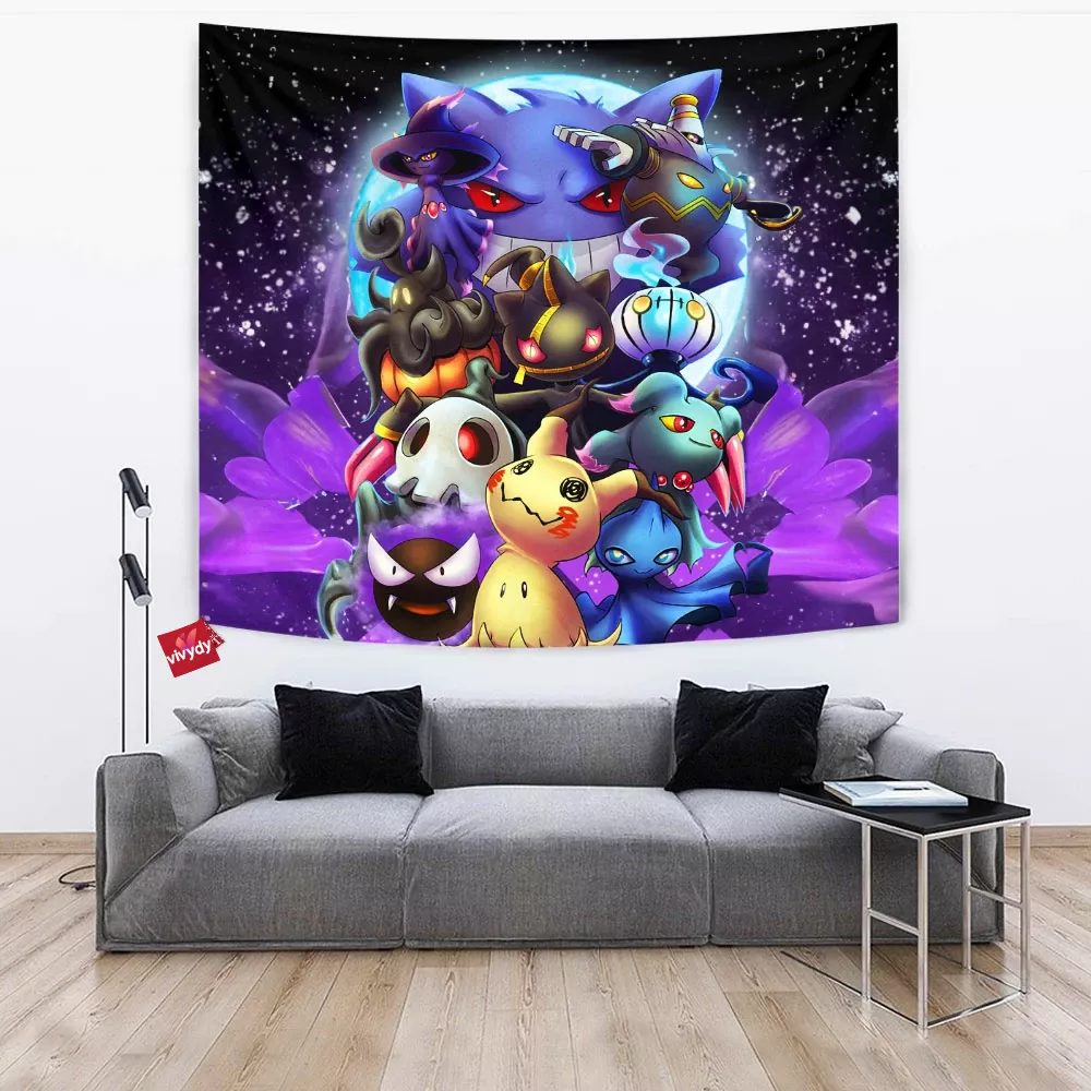 Ghost Pokemon Tapestry