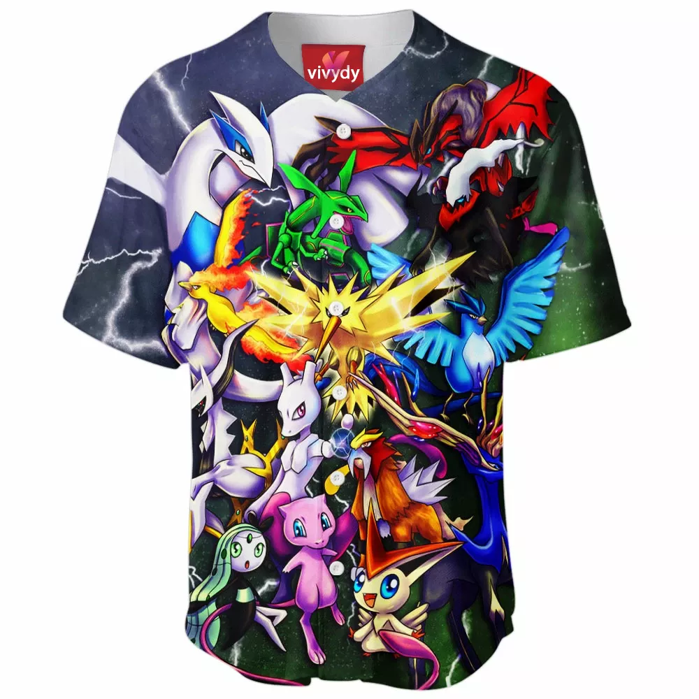 Pokemon Legendary Baseball Jersey