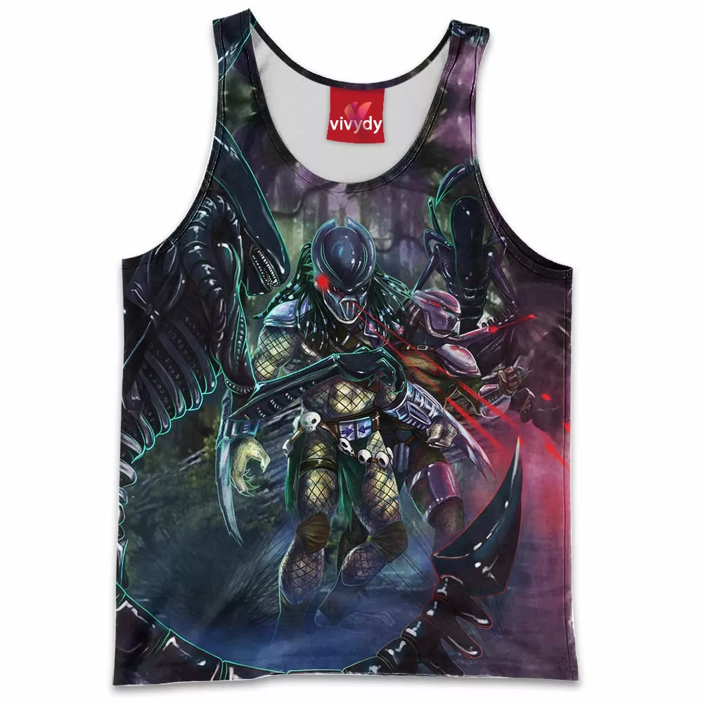 Predators Vs Aliens Tank Top