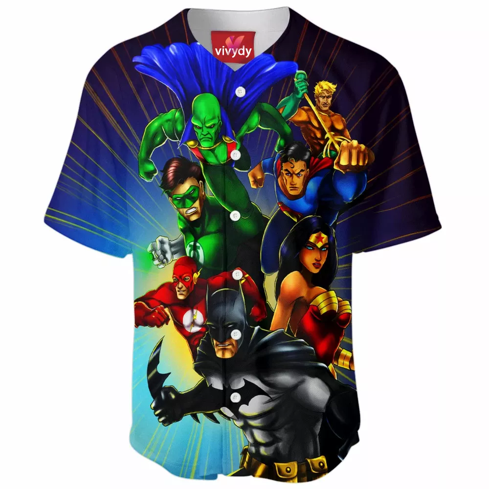 The Justice League Baseball Jersey