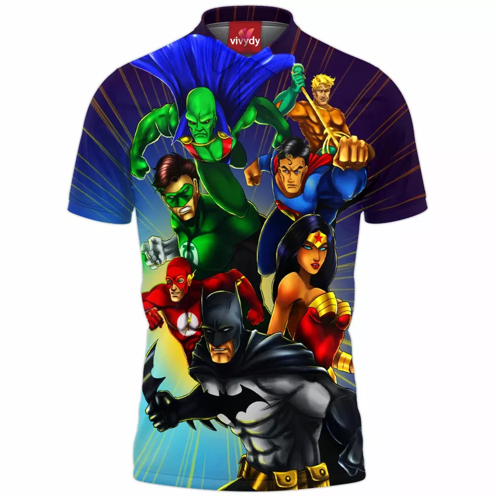 The Justice League Polo Shirt