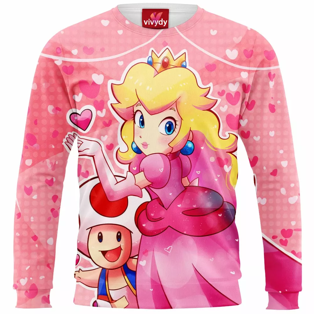 Princess Peach And Toad Sweatshirt