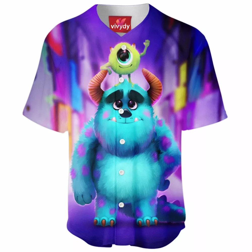 Monsters Inc Baseball Jersey