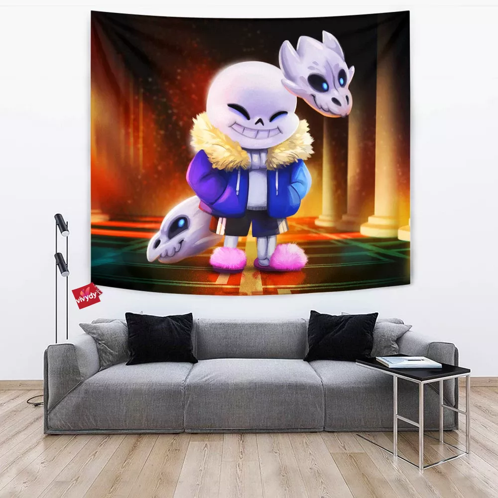 Sans From Undertale Tapestry