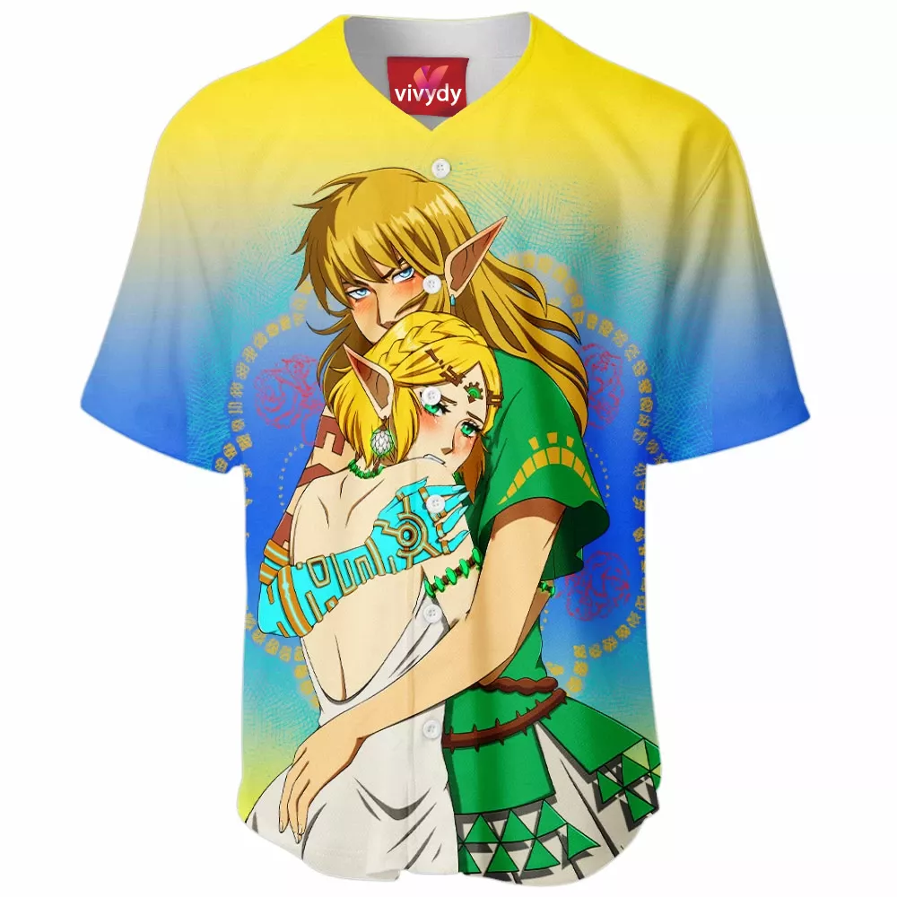 Link Zelda Legend Of Zelda Tears Of The Kingdom Baseball Jersey