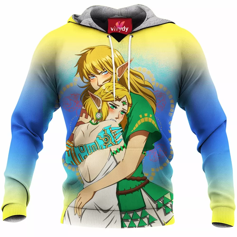 Link Zelda Legend Of Zelda Tears Of The Kingdom Hoodie