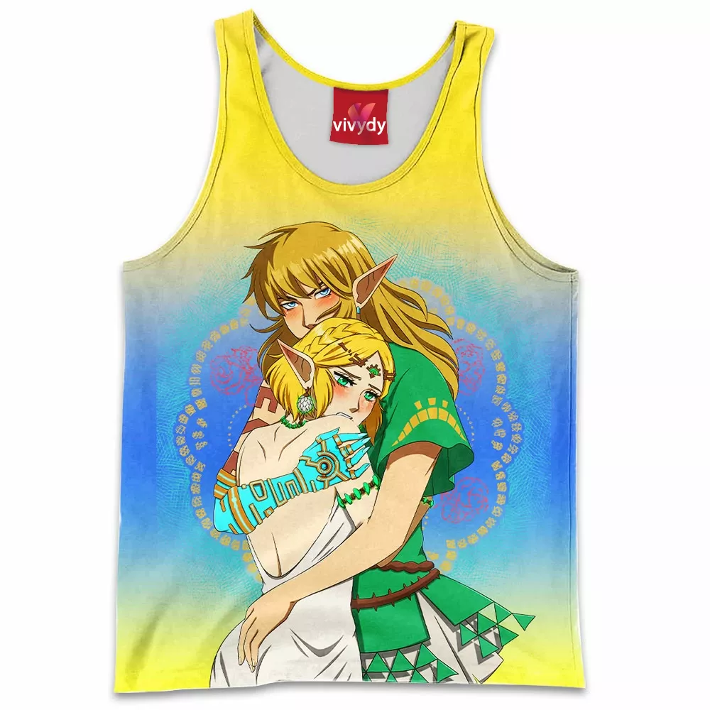 Link Zelda Legend Of Zelda Tears Of The Kingdom Tank Top