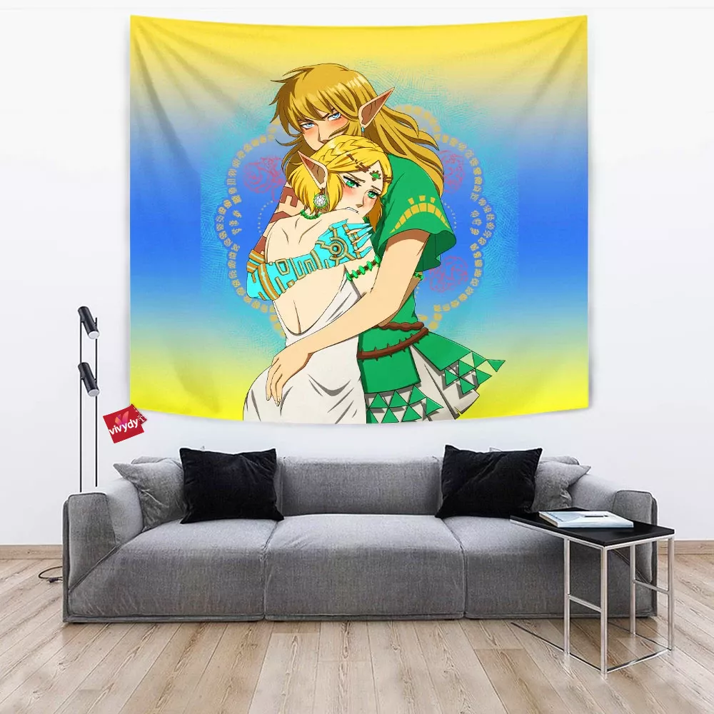 Link Zelda Legend Of Zelda Tears Of The Kingdom Tapestry