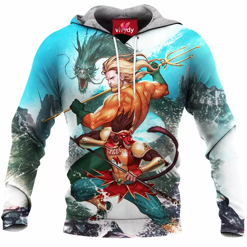 Monkey King And Aquaman Hoodie